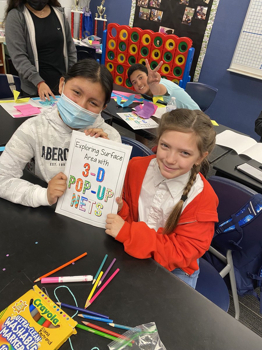 miss_smith2012's tweet photo. Today the 6th graders made some fun 3-D Pop up Nets! #mathisthebest https://t.co/BuPcpyZki6