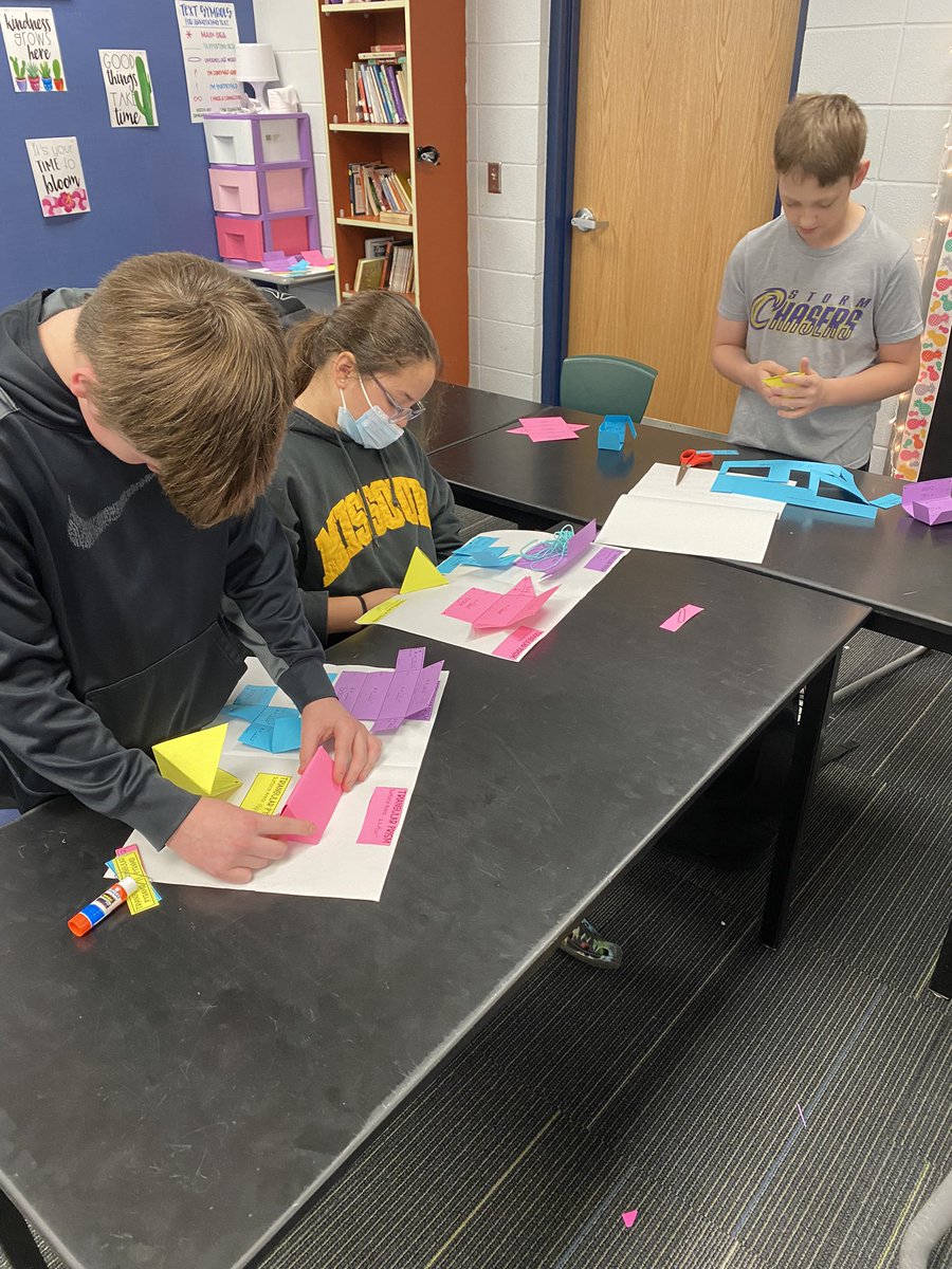 miss_smith2012's tweet photo. Today the 6th graders made some fun 3-D Pop up Nets! #mathisthebest https://t.co/BuPcpyZki6