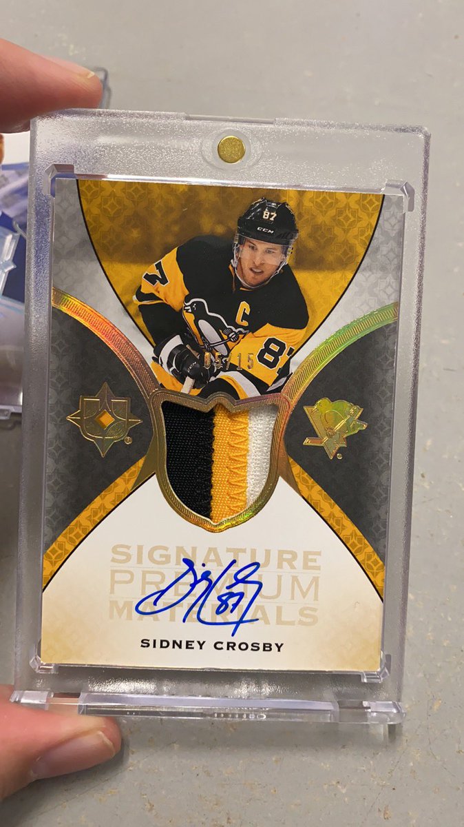 leoLNSY's tweet photo. Sid the Kid! Huge pull from 20-21 Ultimate hockey! Thanks @UpperDeckSports @UpperDeckHockey https://t.co/9075b2T4Tw