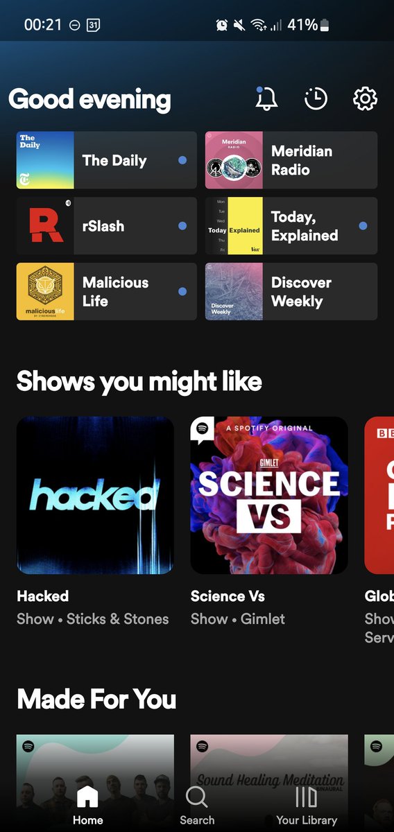 Jonstep101010's tweet photo. @SpotifyCares It is playing music but stopped showing the UI, playing works atm https://t.co/cyFeR4qiJ0