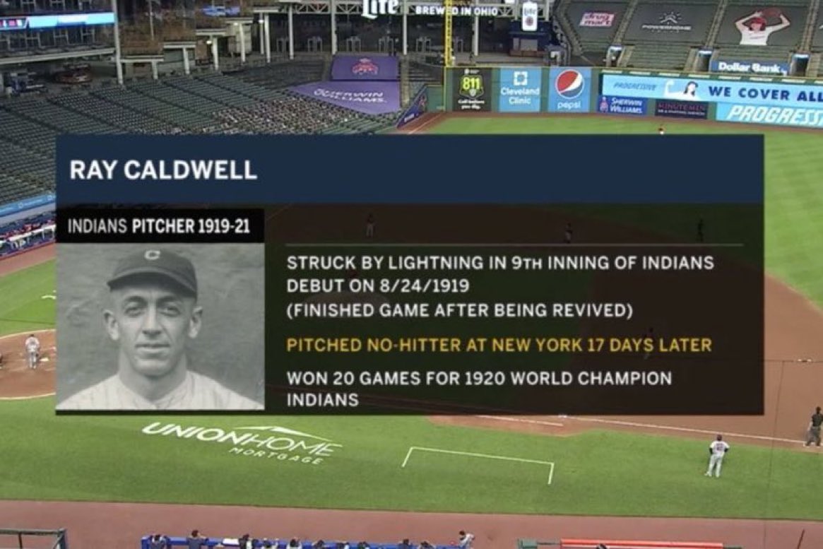 On the day Clayton Kershaw was pulled from a perfect game after 80 pitches, I’d like to remind you this motherfucker got by struck by lightning, was revived, and finished the goddamn game.