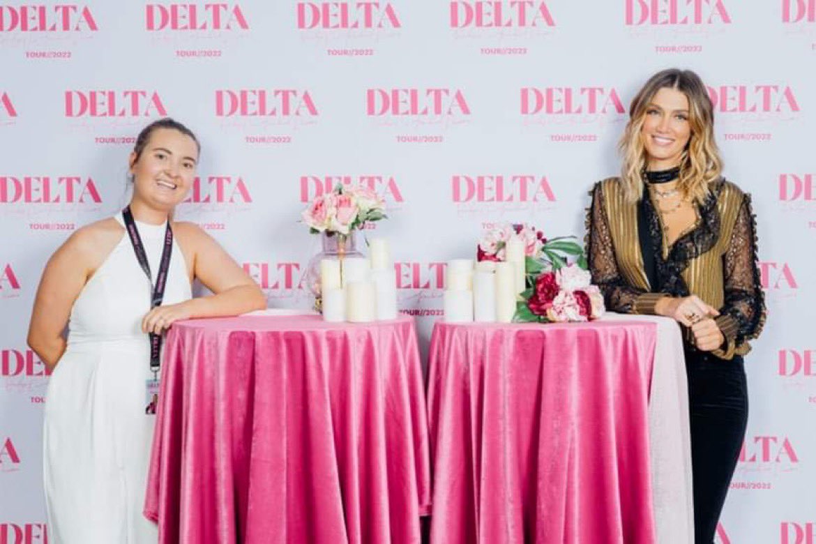 I don’t use Twitter much but just popping on hear to say <a href="/DeltaGoodrem/">Delta Goodrem</a> is an angel sent from heaven and I can’t wait to get Keep Climbing tattooed on me 🤍 (hopefully in her handwriting🤞🏼)