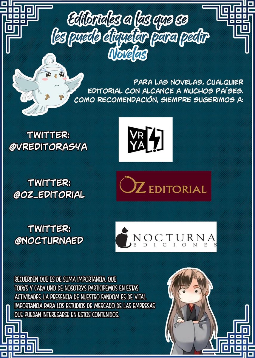 Licencias para MoXiangTongXiu en Español tweet media