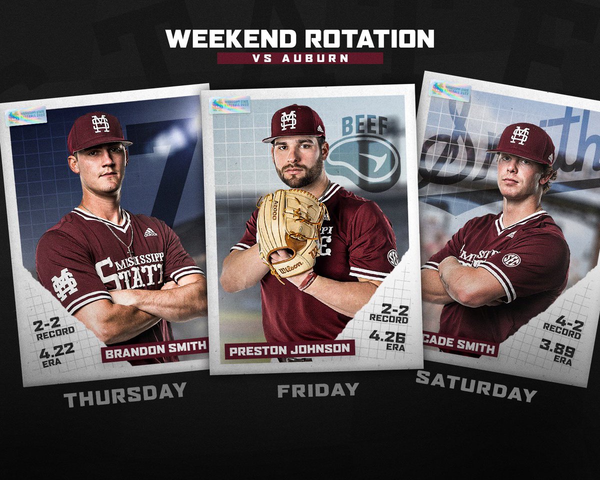 HailStateBB's tweet photo. Super Bulldog Weekend rotation‼️

👇👇👇 https://t.co/mvEpMvxcnU