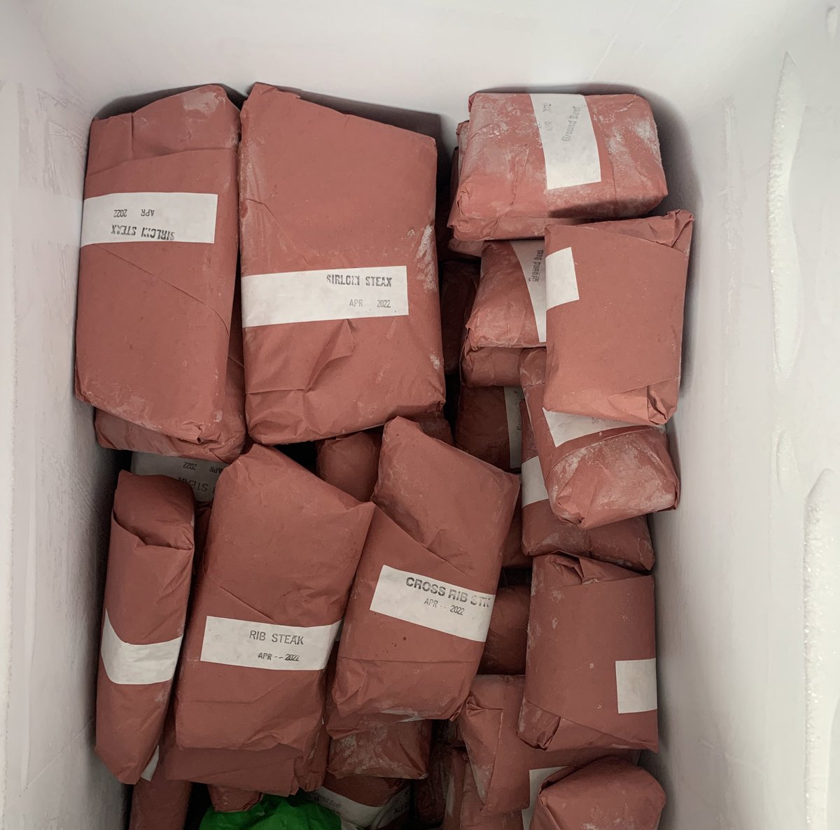 Freezer is stocked for another year. Not so patiently waiting for BBQ season🥩