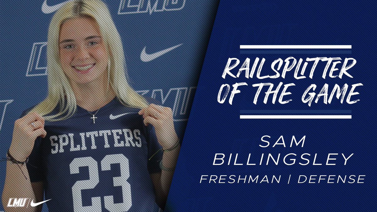 Being a team player means stepping into new roles and absolutely killing it!! Freshman Sam Billingsley stepped up, owned her role, and has earned the title of #RailsplitteroftheGame today!!