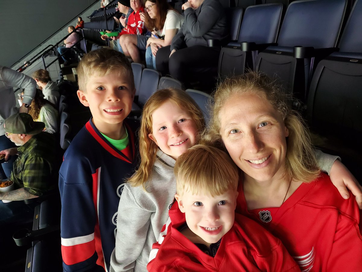 Back at the <a href="/griffinshockey/">Grand Rapids Griffins</a> for a Winning Wednesday. The MacKenzie kids sure love their hockey! Thanks <a href="/UofMHealthWest/">University of Michigan Health-West</a> for the tickets! #gogrg #winningwedesday #ahlhockey #schoolnight