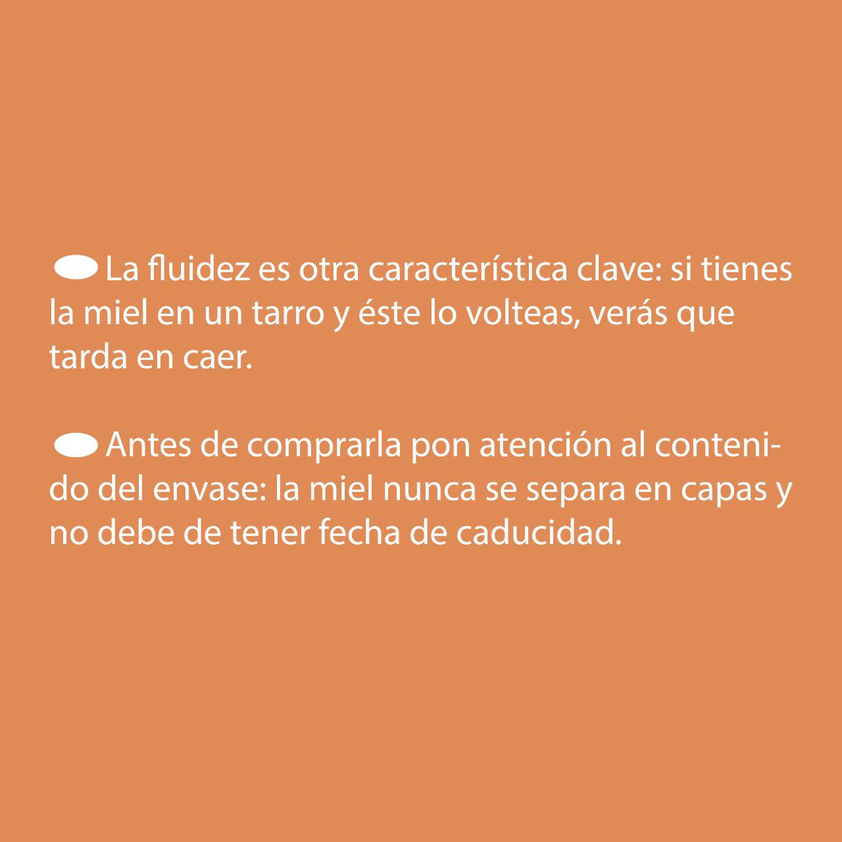 pepemiel_mex's tweet photo. #PepeTips 🐝
Te dejamos 5️⃣ tips para que puedas identificar una buena Miel 🍯 y disfrutar de su delicioso sabor. 😋 

¿Tienes algún otro? 🤔 
Háznoslo saber a través de un comentario 🤩 https://t.co/tVN8qezEZg