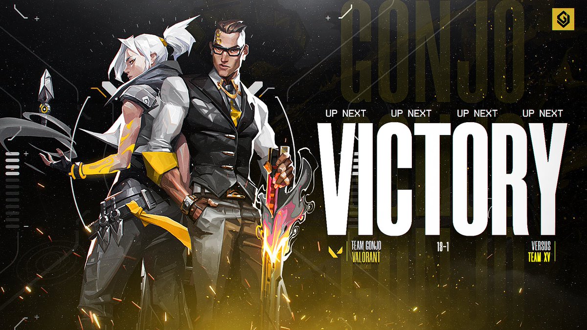TeamGonjo's tweet photo. Gg's to xV Esports as we win 13-1 in the second game of GLG Valorant Tournament | Pit of Valor #85 hosted by @GLGamingLounges

Nothing stopping us yet🤫

#GonjoWin | 🏆 https://t.co/b89wcglU77