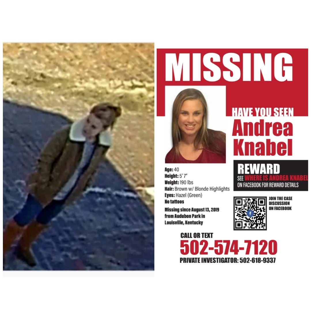 Possible sighting on a ring doorbell near Tyler Park in Louisville Ky! Please share and look.  
If you think you see Andrea: 
Call 911
Take a picture
Call Tracy Leonard 502-618-9337 
#BOLO #PleaseHelp #share #ID #investigationdiscovery #Hulu #PrimeVideo  #leadscomefromshares