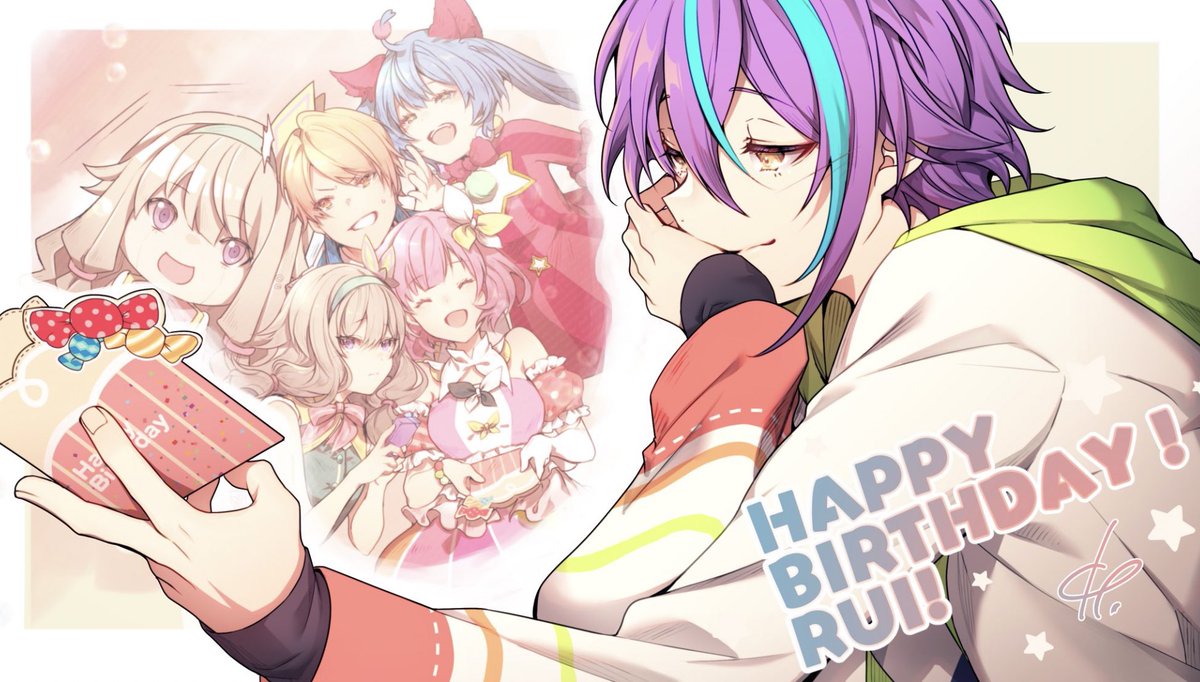 birthday illustrations 
#プロセカ #ワンダショ