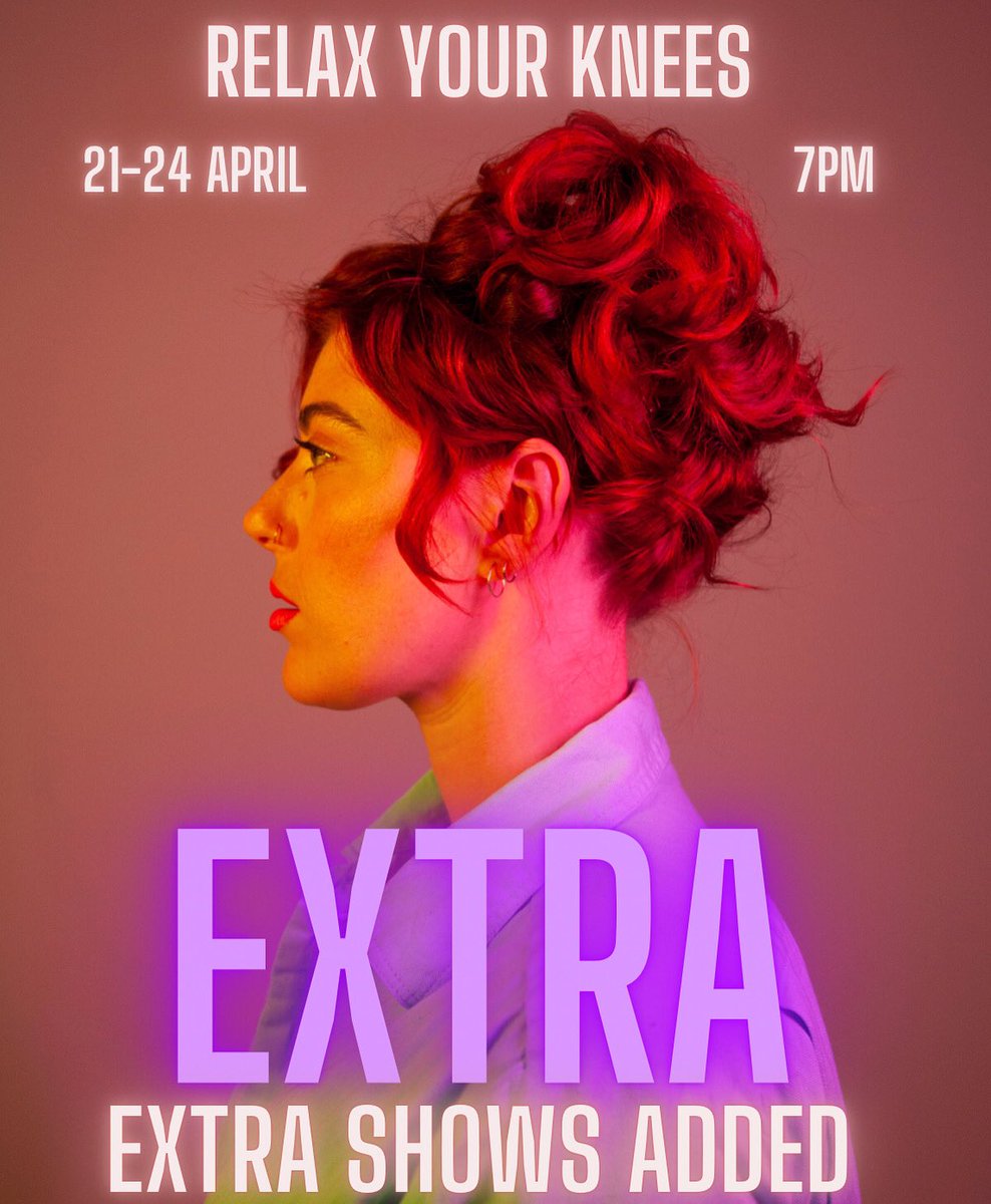 Four more shows baby! This is wild. Catch the show i thought i would only do for a week and then quit comedy :) 
21-24th April / 7pm
@thebutterflyclubmelb 
@melbcomedyfestival 

eventbrite.com.au/e/relax-your-k…