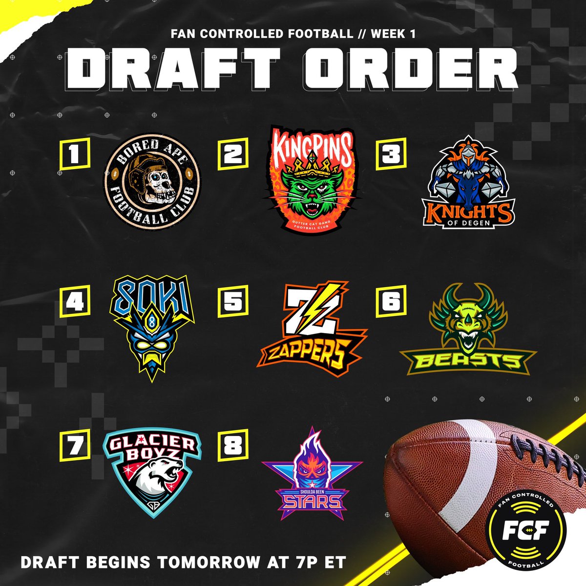 fcfkodfc's tweet photo. Is it the third pick yet? #fcfdraft https://t.co/pSG4V52Glx