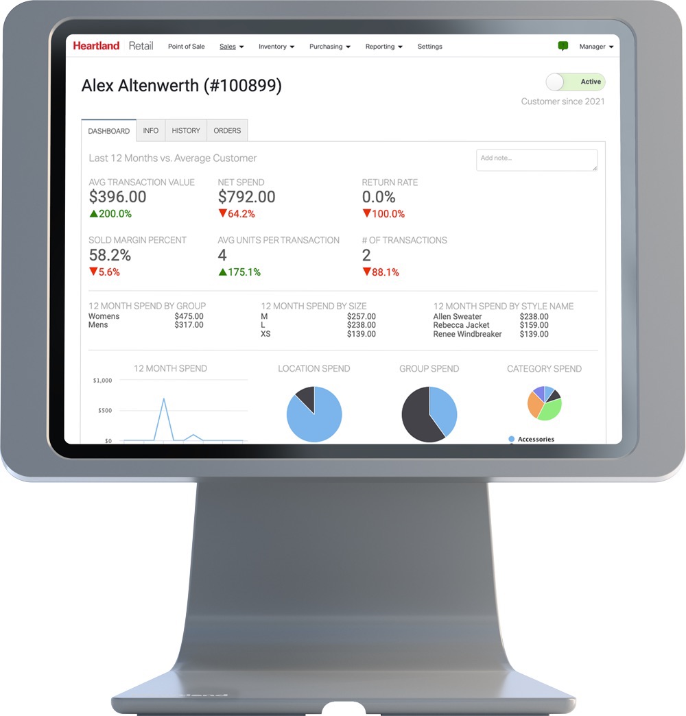 Fast, flexible, and feature rich POS with Heartland Retail!