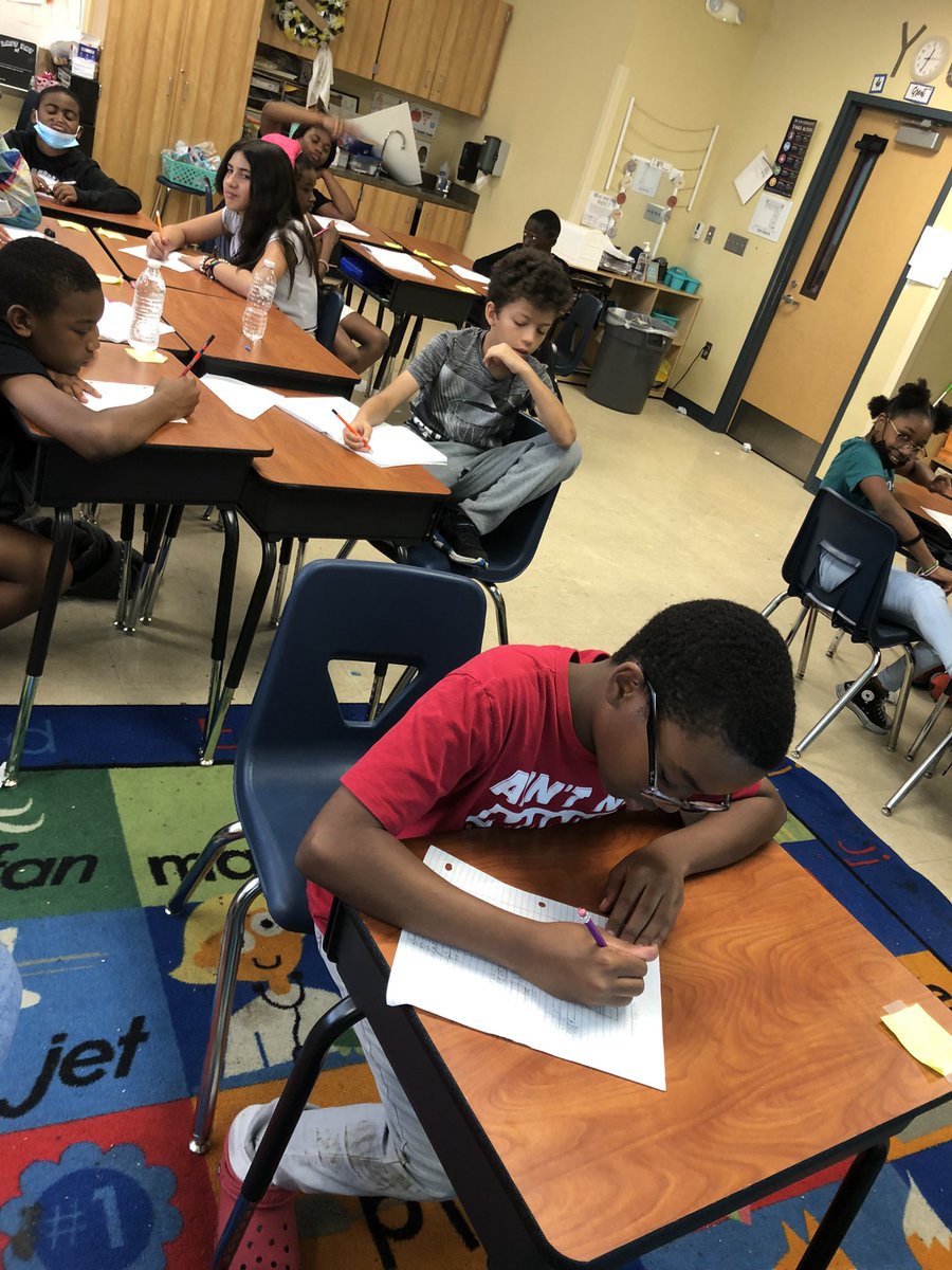 PauleHannah's tweet photo. The 5th graders at Tangelo Park ES are prepping for our math bee! Today each class had eliminations, the top four from each class will compete during lunch this Friday. Loved seeing how excited my students were to hopefully represent our class! https://t.co/5dW8Sz4Ek6