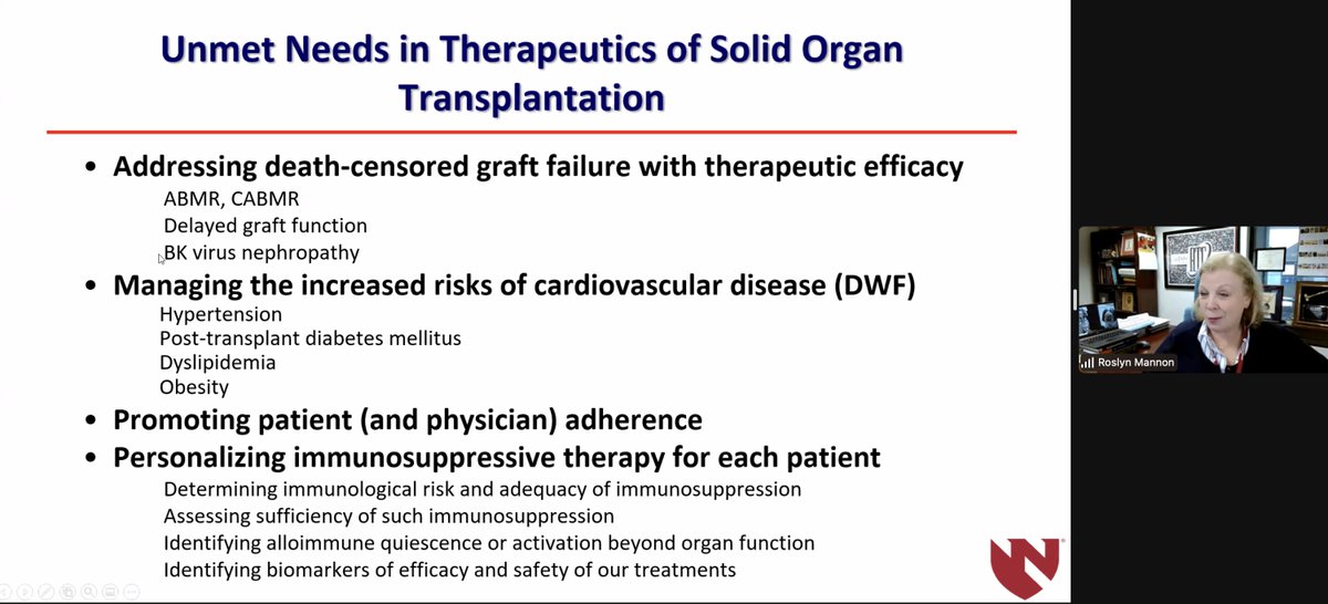ssfarouk's tweet photo. Unmet needs in therapeutics of solid organ #transplant

@mannonmom @NYSNKidney #Nephrology @AST_info https://t.co/URJLBA9yZZ
