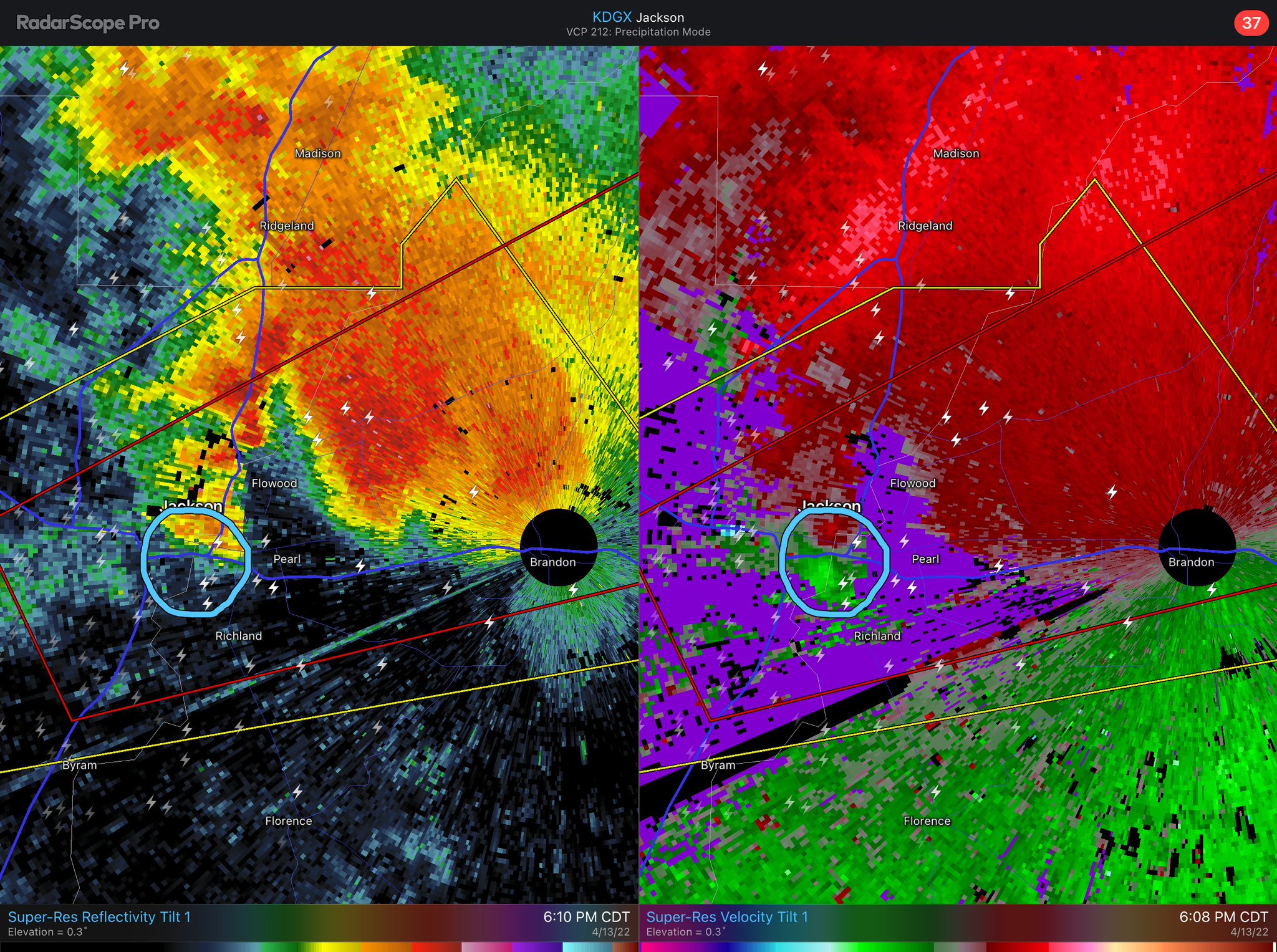 North Mississippi Doppler Radar