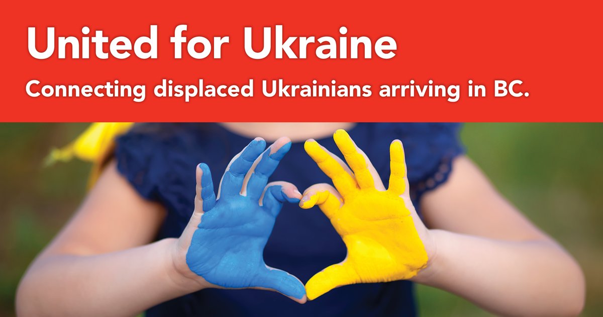 UnitedWay_BC's tweet photo. We are honoured to bring together the power of many to support displaced Ukrainians as they arrive in BC, with @BCGovNews @bc211help @amssabc @ukrcancongress https://t.co/5ItMKNXNDT #UnitedForUkraine #HelpStartsHere #BC211 #UWBC #UnitedWay #211 #LocalLove https://t.co/TJXVlKyEbl https://t.co/vFPNbeK7Ka
