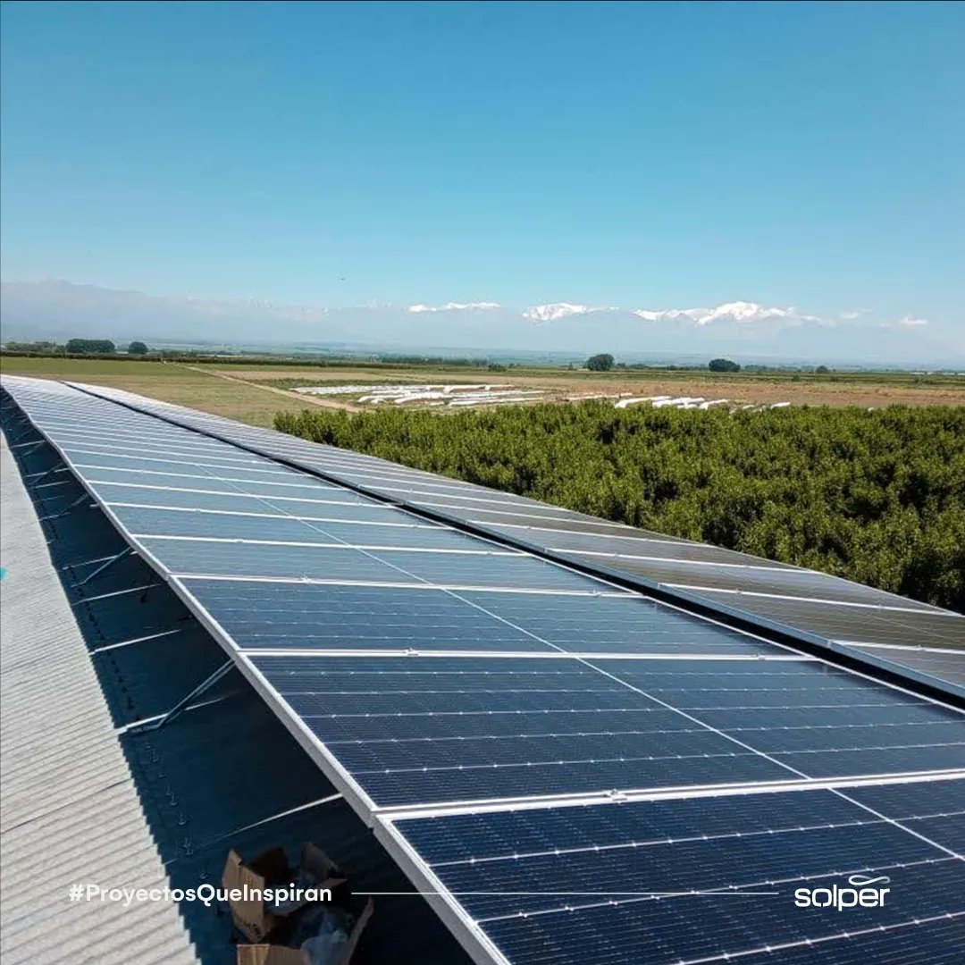 GSolper's tweet photo. #𝘗𝘳𝘰𝘺𝘦𝘤𝘵𝘰𝘴𝘲𝘶𝘦𝘐𝘯𝘴𝘱𝘪𝘳𝘢𝘯⁣ 

Este proyecto ON GRID tiene nada más ni nada menos que 120 paneles! Esto genera una producción anual de 119700 kWh.🌞⁣ 
⚡Potencia total 84.4 kWp⁣ 
♻️CO2 evitado 51231.6 kg⁣ 

#energiafotovoltaica #energiaslimpias #energiasolar https://t.co/3nRYqwfkS7