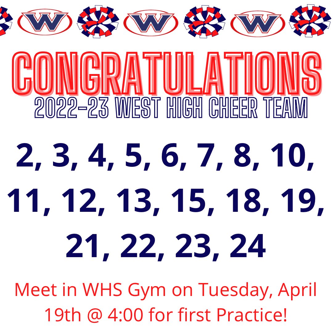 West Cheer tweet media