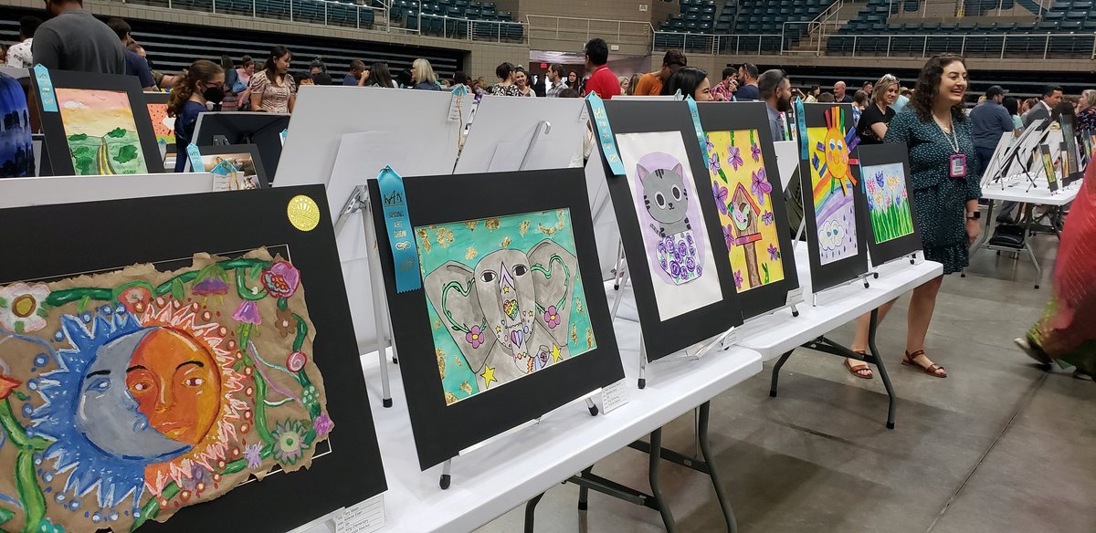 TammiWilhelm's tweet photo. @RKELions talented students' artwork displayed #winners. Thank you @Melchor_RKEart and Ms Castillo. So proud! https://t.co/EW5juVJQ32