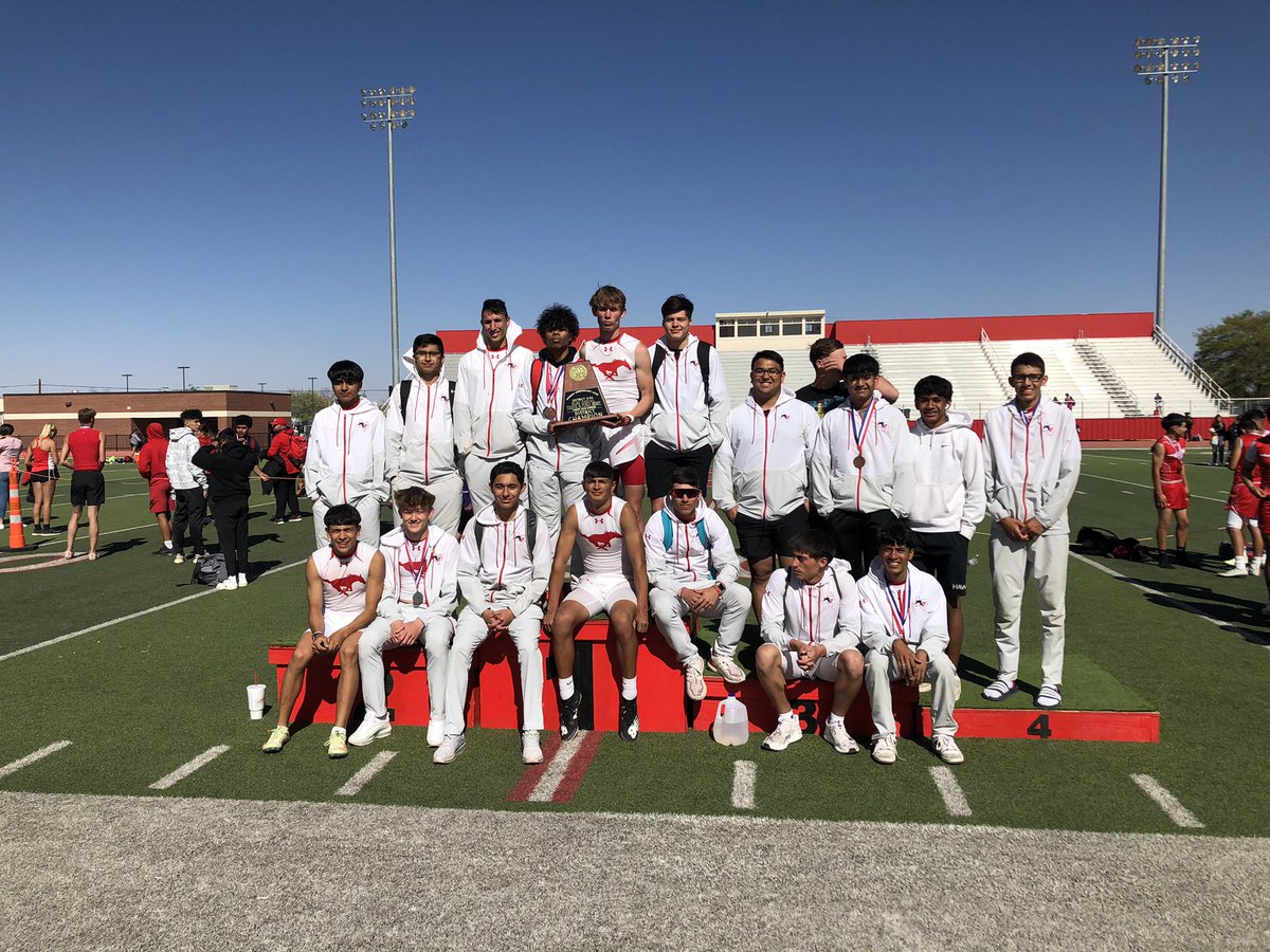 DCMUSTANG_TRACK's tweet photo. The Varsity Mustangs won back to back District District Championships.  Truly a team effort.  #rollredroll https://t.co/2YbRam1m7l