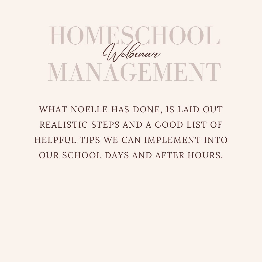 Here’s what mamas are saying about my homeschool management webinar!