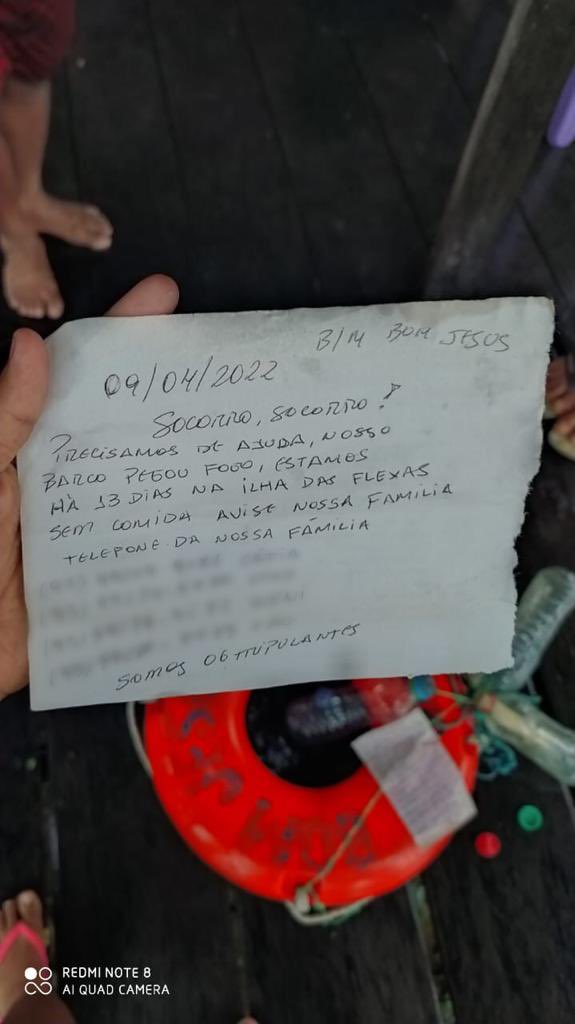 marmilbr's tweet photo. #AgênciaMarinha | Hoje (13), uma aeronave Super Cougar, da Marinha, resgatou com vida, na Ilha das Flechas-PA, 6 pessoas da embarcação “Bom Jesus” que estavam desaparecidas. Há pelo menos 10 dias, seus familiares não recebiam notícias. #SempreProntos https://t.co/ks6poXeYYt