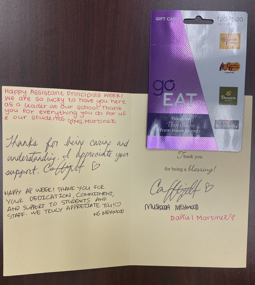 makishawilliams's tweet photo. Thank you @PCE_HCS ESE and 3rd grade teams. The messages in the cards mean the world to me. #APWeek22 https://t.co/D7kKkSsNpa