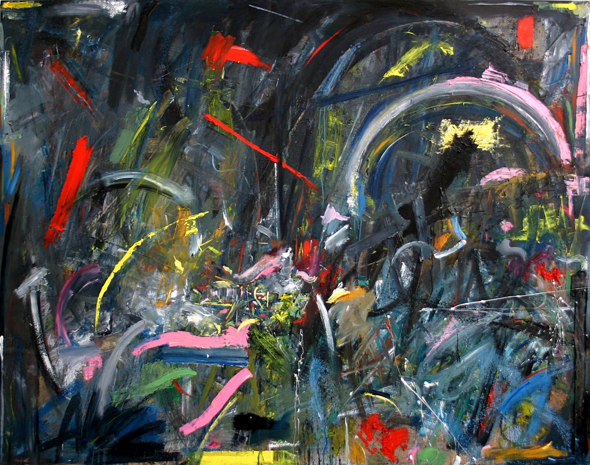 Throwback Thursday - 2004:

'Painting 3'

Global art influences around this time of my degree show inc.-
#deKooning, #Pollock, #AlanDavie, #Gutaiart #ZaoWouKi & #AntonioSaura.

#abstractexpressionism #gutaiart #tachisme #emergingartists #contemporaryart #modernbritishart #joy