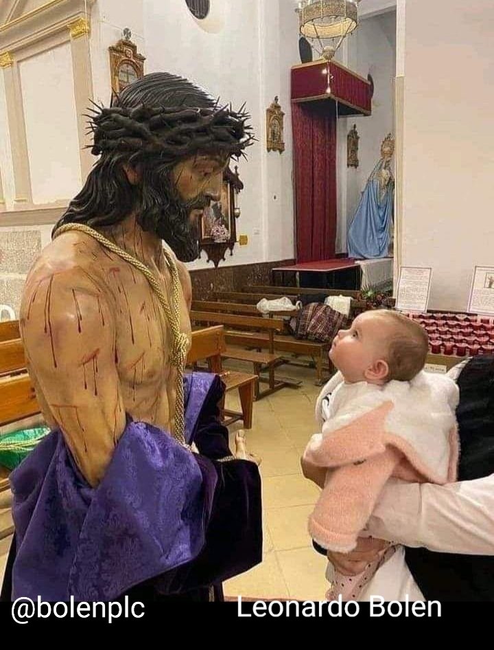 LeonardoBolen1's tweet photo. El #nasareth siempre decían que vengas ami los Niños y Niñas así eras el santísimo #Jesus #jeova
#Feliz jueves y #viernes #sábado #domingo #Guayaquil #Ecuador https://t.co/vnin9z9vWu
