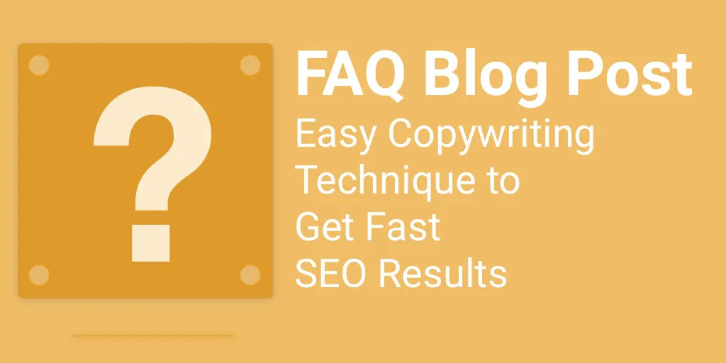 QuentinAisbett's tweet image. FAQ Blog Post: Easy Copywriting Technique to Get Fast SEO Results  buff.ly/3KJsPvF h/t