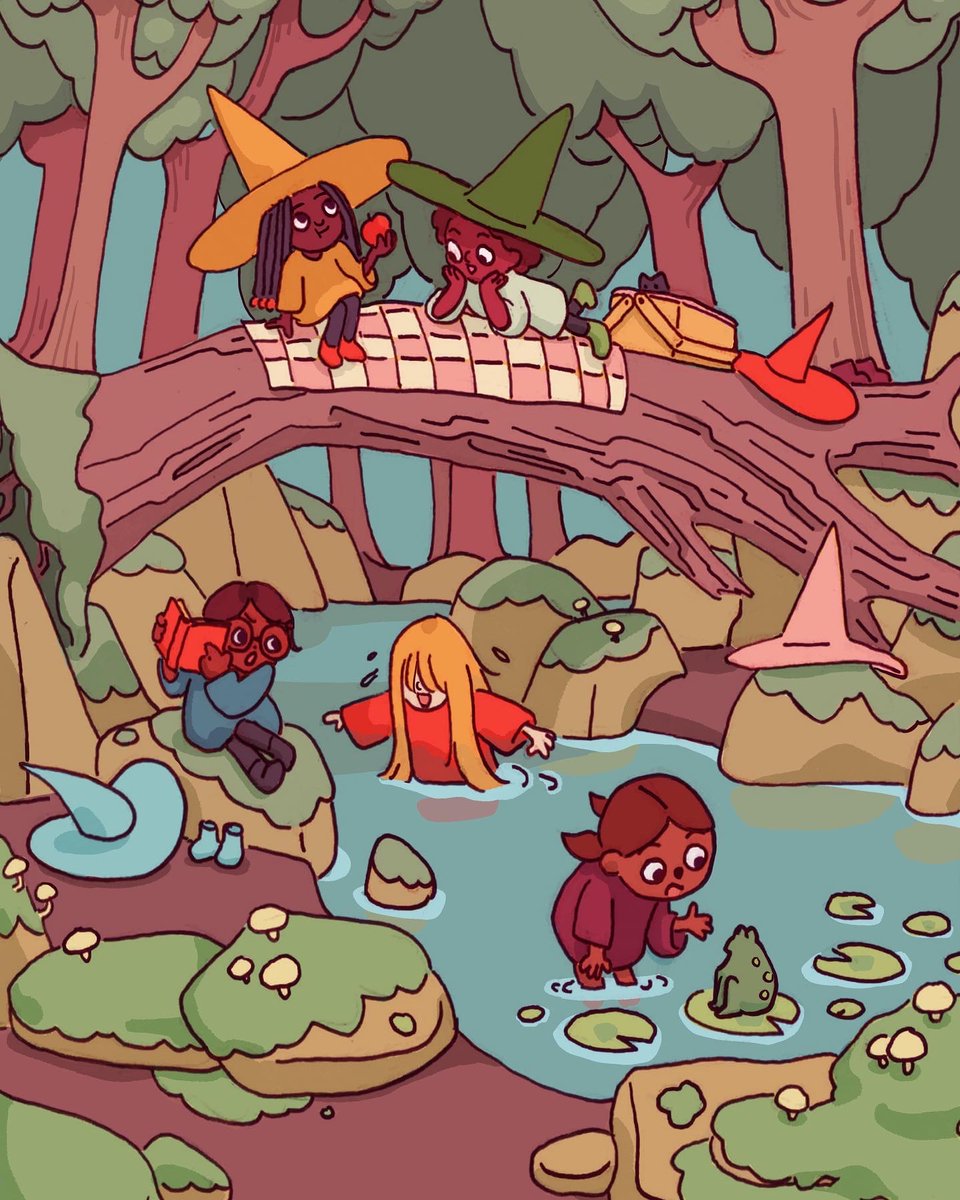 little witches enjoying the warm weather 🍃☀️