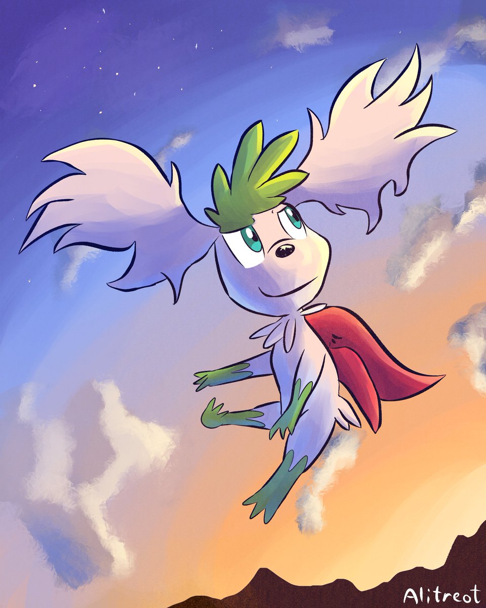 Should Shaymin fly on dusk?🧐
 #Shaymin #ShayminDay