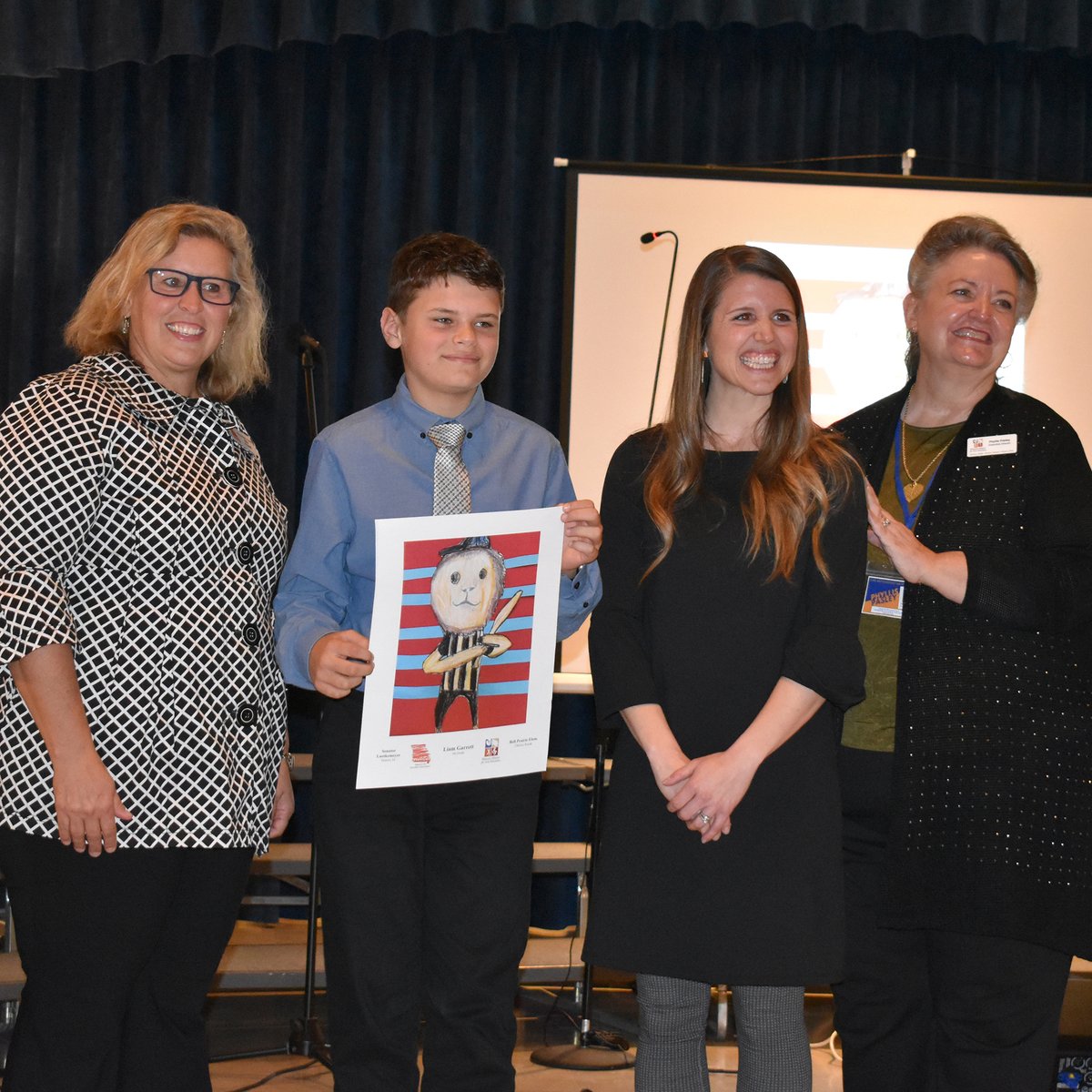 From Bell Prairie to Jefferson City: Liam Garrett’s artwork is hanging in the State Capitol! The <a href="/bp_mustangs/">BellPrairie Mustang</a> fifth grader’s piece was chosen by State Senator Tony Luetkemeyer to represent the 34th Senatorial District. Congratulations, Liam!