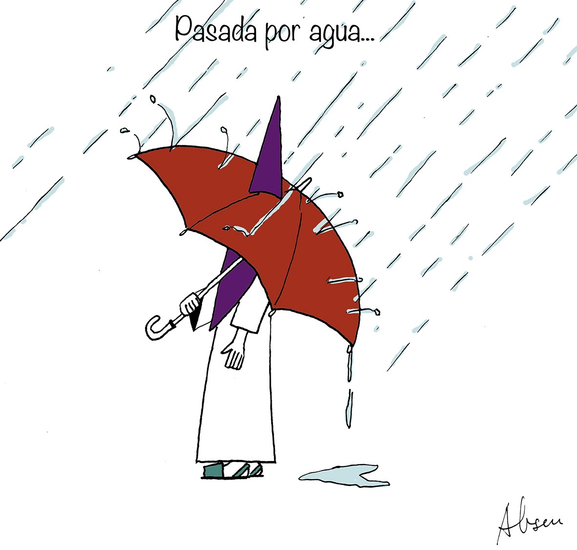 OscarMN15's tweet photo. En abril...
#viñetas #viñetacañera #arte #actualidad
#dibujodiario #humorgrafico #lavida #life #hayquereir #meme #semanasanta #lluvia #vacaciones #puente https://t.co/J3KubrPJX5