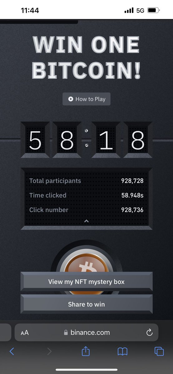 AniwatGame's tweet photo. #Bitcoin #BitcoinButton #Binance https://t.co/dVLfTNpgoX