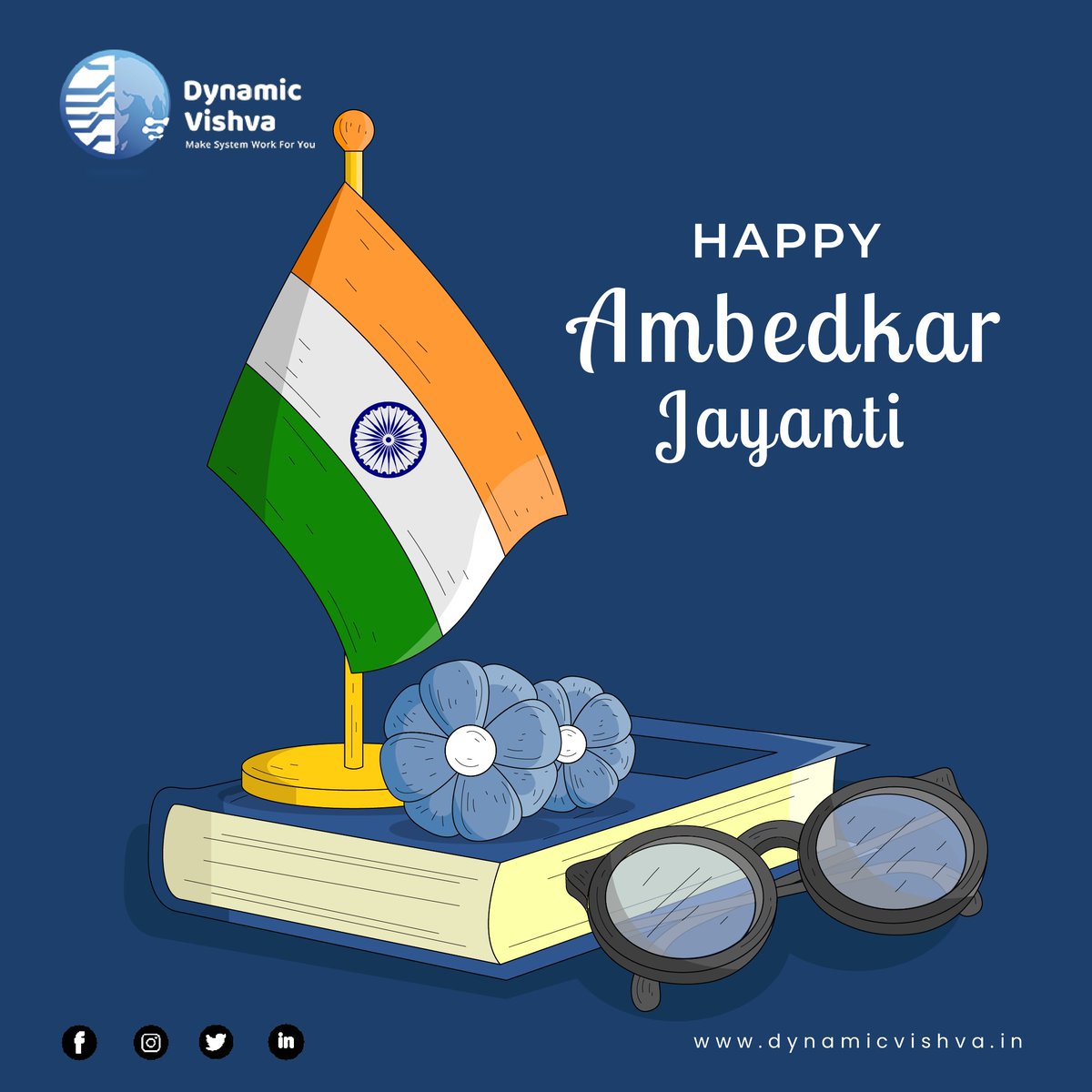 DynamicVishva's tweet image. A day that bless us all with their ultimate power of knowledge and social welfare. Dynamic Vishva wishes you all a very Happy Vaisakhi and celebrates the day of birth of huge personalities Dr. Babasaheb Ambedkar and Mahavir. 
#happybaisakhi #baisakhifestival  #Dynamicvishva