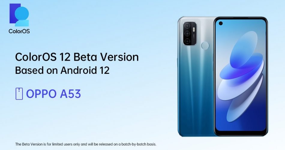 Android_Stories's tweet photo. OPPO A53 receives ColorOS 12 Beta based on Android 12 update
#Android12 #coloros12  #OPPOA53
https://t.co/IjMTs1sykF https://t.co/TOEh9We5Hy