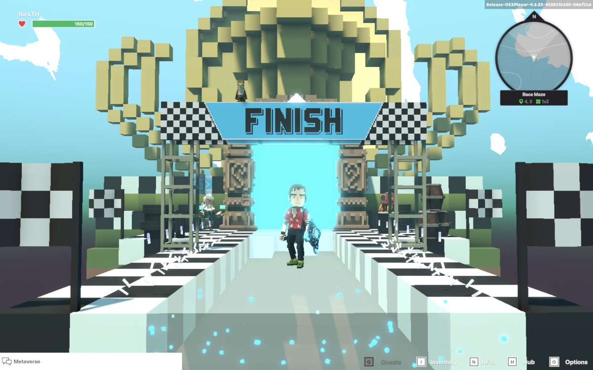 NickSakarin's tweet photo. @TheSandboxGame #SandBox #Metaverse #NFT #RaceMazeChallenge https://t.co/hzbAQvJtCt