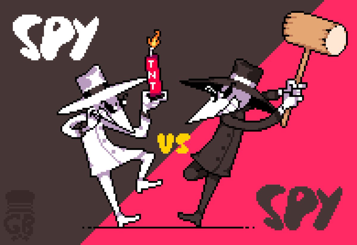 Spy Vs Spy! #fanart #pixelart.