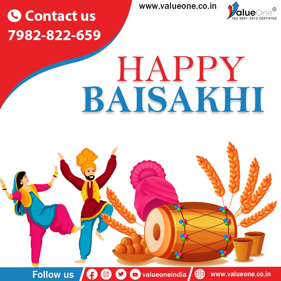 valueoneai's tweet photo. 👉Wishing You All A Very Happy Baisakhi From Value One💥
👉May God Bless You All With Lots of Happiness And Peace In Your Life...
#ValueOne #ValueOneIndia #HappyBaisakhi #Baisakhi2022 #NewYear #Sikh #SikhNewYear #Baisakhi #vaisakhi #vasakhi2022 #VaisakhiFestival #HarvestFestival https://t.co/VJNz4gHkdz