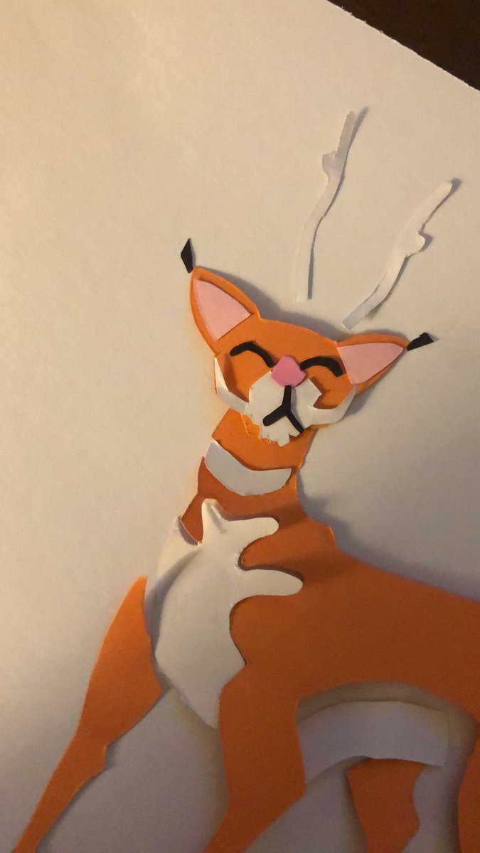 philipnagle's tweet photo. more progress - any guesses what this little guy is?? #paperpals https://t.co/EalxycFoYq
