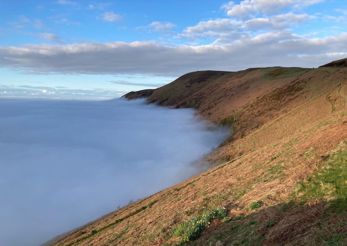 sarah_tunney_'s tweet photo. Went to Kipscombe last night and the mist and sunset up #countisbury was incredible. #exmoor https://t.co/ZM9s2ygfLc