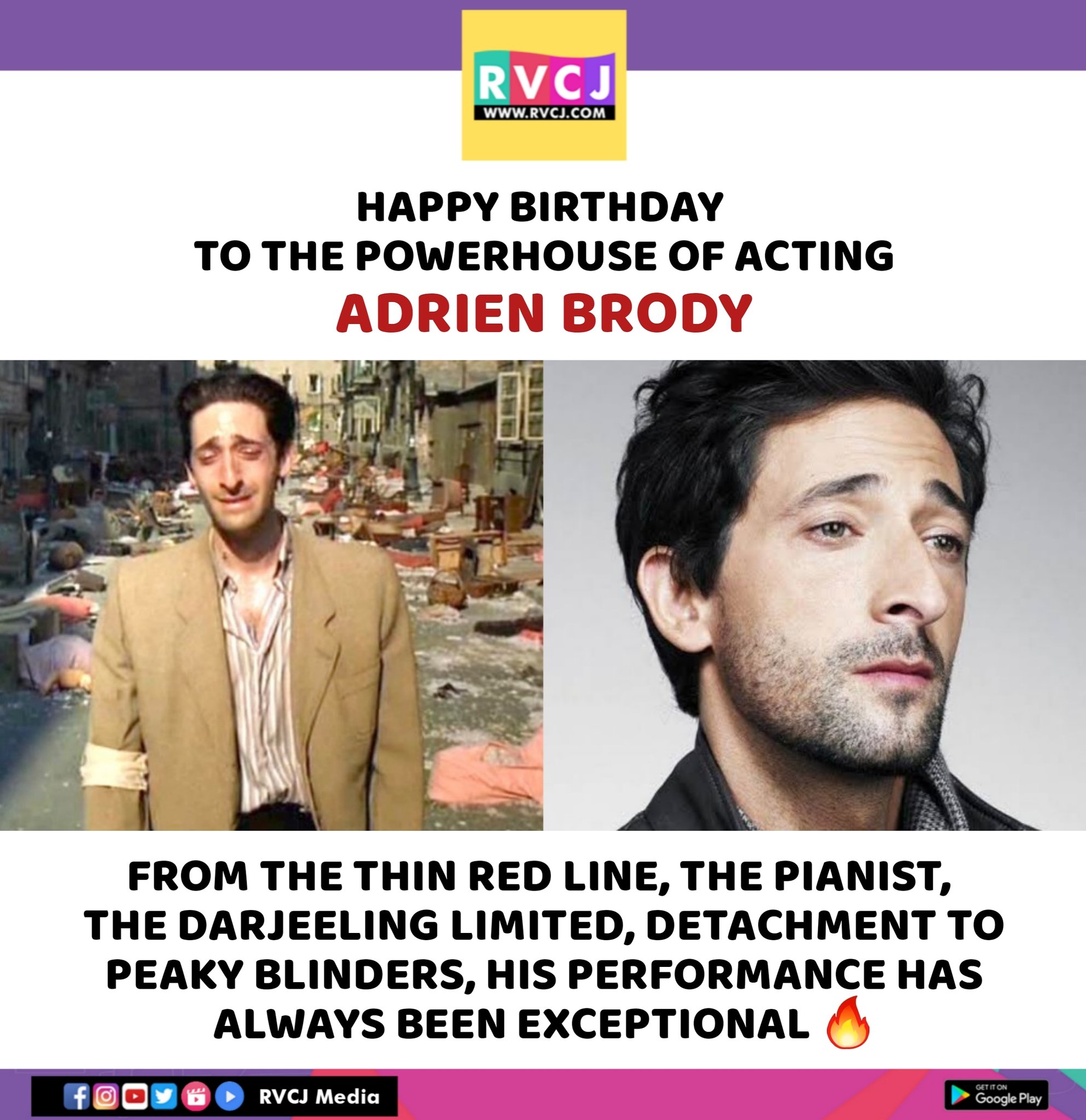 Happy Birthday Adrien Brody!   