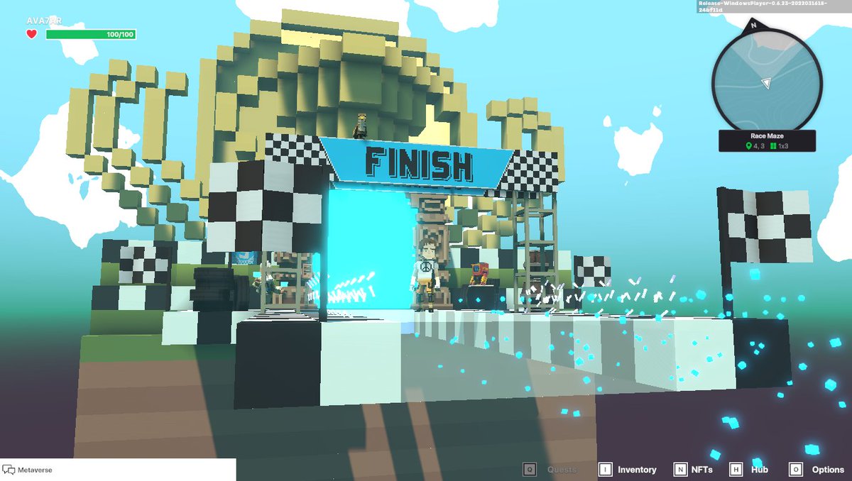 Verrybright13's tweet photo. @TheSandboxGame Nice!
#Sandbox  #Metaverse  #NFT 
#RaceMazeChallenge https://t.co/itYSR9dgm5