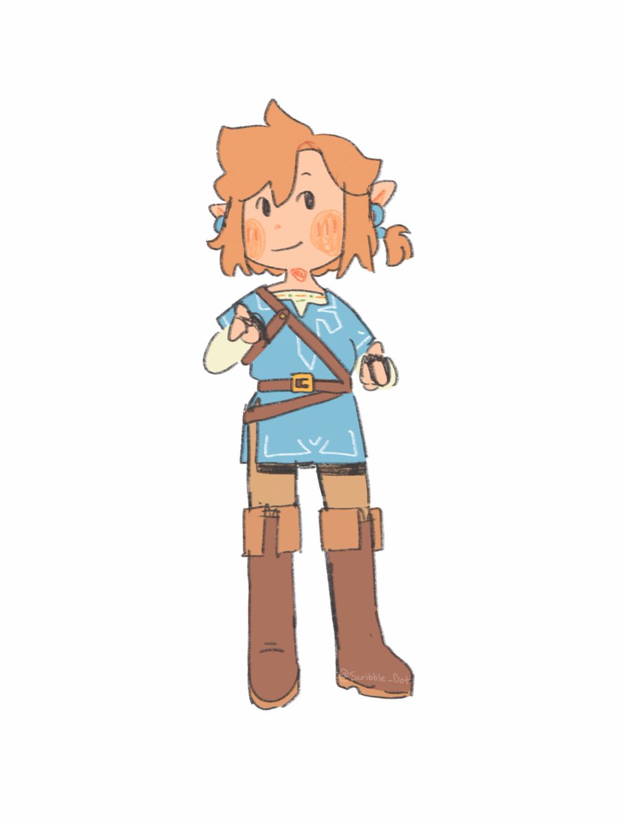 Scribble_Dot's tweet photo. doodle of link and his cool pose 👉👉
#zelda #botw https://t.co/H96tEiNbnn