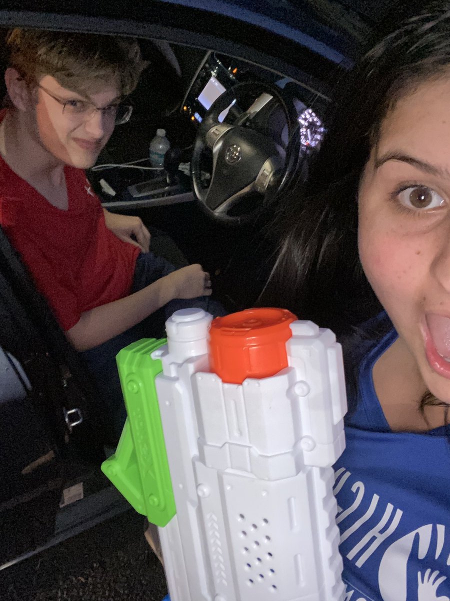 NHSWaterWar22's tweet image. Liv Hellman from “super soak that hoe” eliminated Thomas Steinbach from “soakatoa”