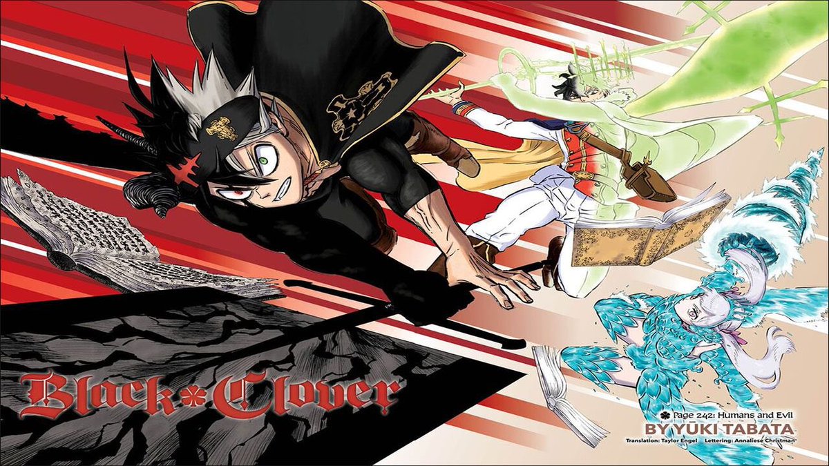 warneilcs's tweet photo. This has to be the strongest trio in all of black clover you have a attack type a ranged type and a supporter all in one team https://t.co/Orm874mU7u