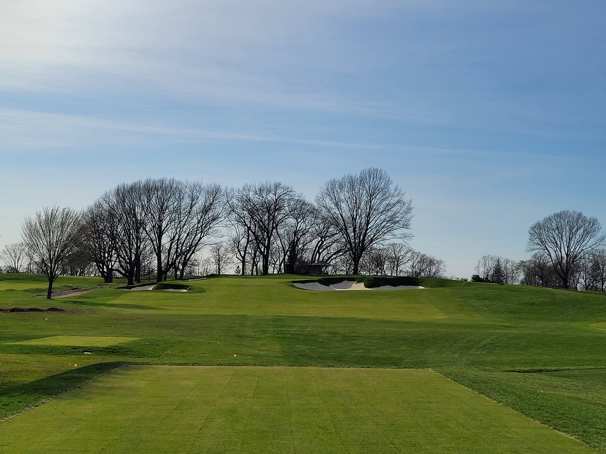 jp_golf_'s tweet photo. Made my final visit to Wannamoisett as construction nears completion. Fantastic team effort from everyone involved! Donald Ross was shining bright today! https://t.co/vNaxnSWlJ5